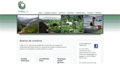 Desktop Screenshot of grupocabal.com